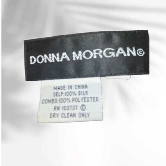 Donna Morgan Silk Leopard Print Maxi Dress - Picture 3 of 3